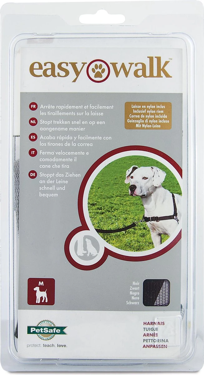PetSafe Easy Walk® - Hondentuigje - Zwart - M - 51-71 Cm 4 PetSafe Easy Walk® - Hondentuigje - Zwart - M - 51-71 Cm - Afbeelding 2