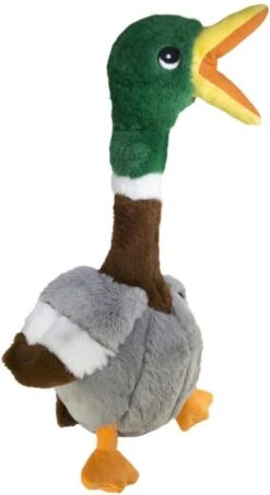 Kong Shakers Honkers Duck - Hondenspeelgoed - Grijs Bruin Groen Large -Hondenartikelen Serie Winkel 654x1200 4