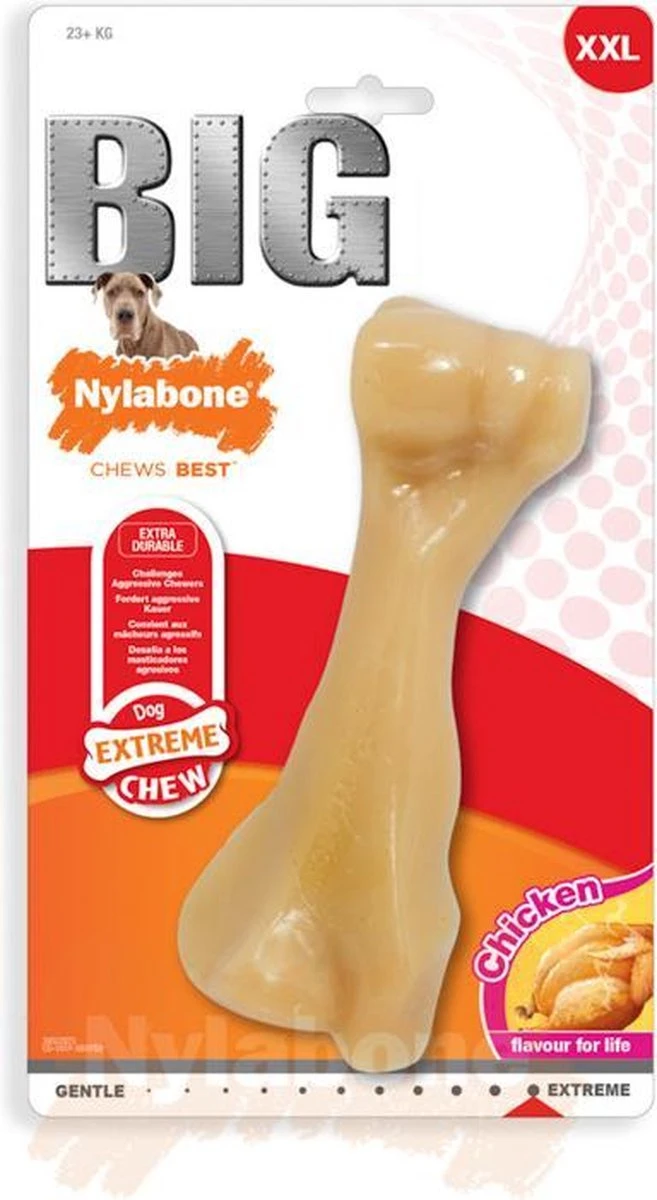 Nylabone Harde Bijters Kluif - Kip - Voor Honden Tot 30 Kg 13 Nylabone Harde Bijters Kluif - Kip - Voor Honden Tot 30 Kg - Afbeelding 11