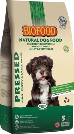 Biofood Geperst Puppy En Kleine Rassen - Hondenvoer - 5 Kg -Hondenartikelen Serie Winkel 660x1200 1