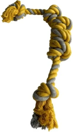 BoDutch Flostouw Hond - Hondenspeelgoed - Trektouw Hond - Hondentouw - Flostouw Hond - 60 Cm - Apporteerspeelgoed - Geel/Grijs 12 BoDutch Flostouw Hond - Hondenspeelgoed - Trektouw Hond - Hondentouw - Flostouw Hond - 60 Cm - Apporteerspeelgoed - Geel/Grijs -Hondenartikelen Serie Winkel 666x1200