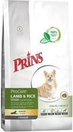 Prins Procare Hypoallergic Senior - Lam & Rijst - Hondenvoer - 15 Kg -Hondenartikelen Serie Winkel 668x1200