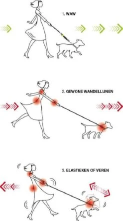 WAW Easy Dog Walk 'schokdemper' Zwart - XXL - >40 Kg -Hondenartikelen Serie Winkel 670x1200 2