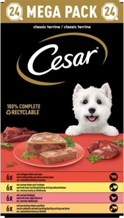 Cesar Classic Mix Paté Hondenvoer Maaltijdkuipjes 24 X 150 G 7 Cesar Classic Mix Paté Hondenvoer Maaltijdkuipjes 24 X 150 G -Hondenartikelen Serie Winkel 686x1200 1