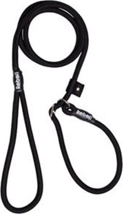 Rebel Petz - Honden Trainingslijn Met Halsband - Taupe, Zwart, Groen & Oranje - Maat Small Of Large - Kleur: Zwart, Maat: Large -Hondenartikelen Serie Winkel 689x1200 5
