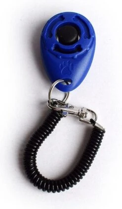 Merkloos Petshop ACE – Clicker – Hond – Training – Honden Training – Met Bevestiging - Blauw