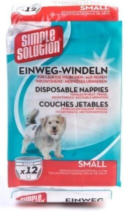 Simple Solution Wegwerp Honden Luier - SMALL 12 ST 38-48 CM -Hondenartikelen Serie Winkel 706x1200 1