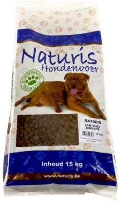 Naturis Krokante Brok Lam/Rijst Sensitive 15kg -Hondenartikelen Serie Winkel 715x1200 3