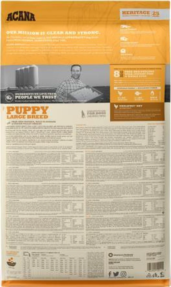 Acana Heritage Puppy Large Breed 11 Acana Heritage Puppy Large Breed - Afbeelding 9