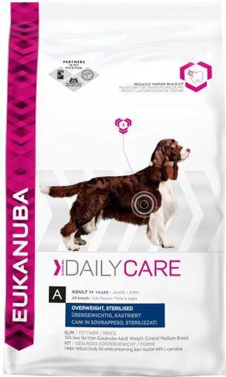 Eukanuba Daily Care Overweight - Sterilised 12 Kg 6 Eukanuba Daily Care Overweight - Sterilised 12 Kg - Afbeelding 4