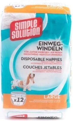 Simple Solution Wegwerp Honden Luier - SMALL 12 ST 38-48 CM -Hondenartikelen Serie Winkel 723x1200 2