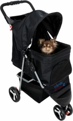 Trixie Hondenbuggy Zwart 80x47x100 Cm | Dierenmand -Hondenartikelen Serie Winkel 724x1200 1