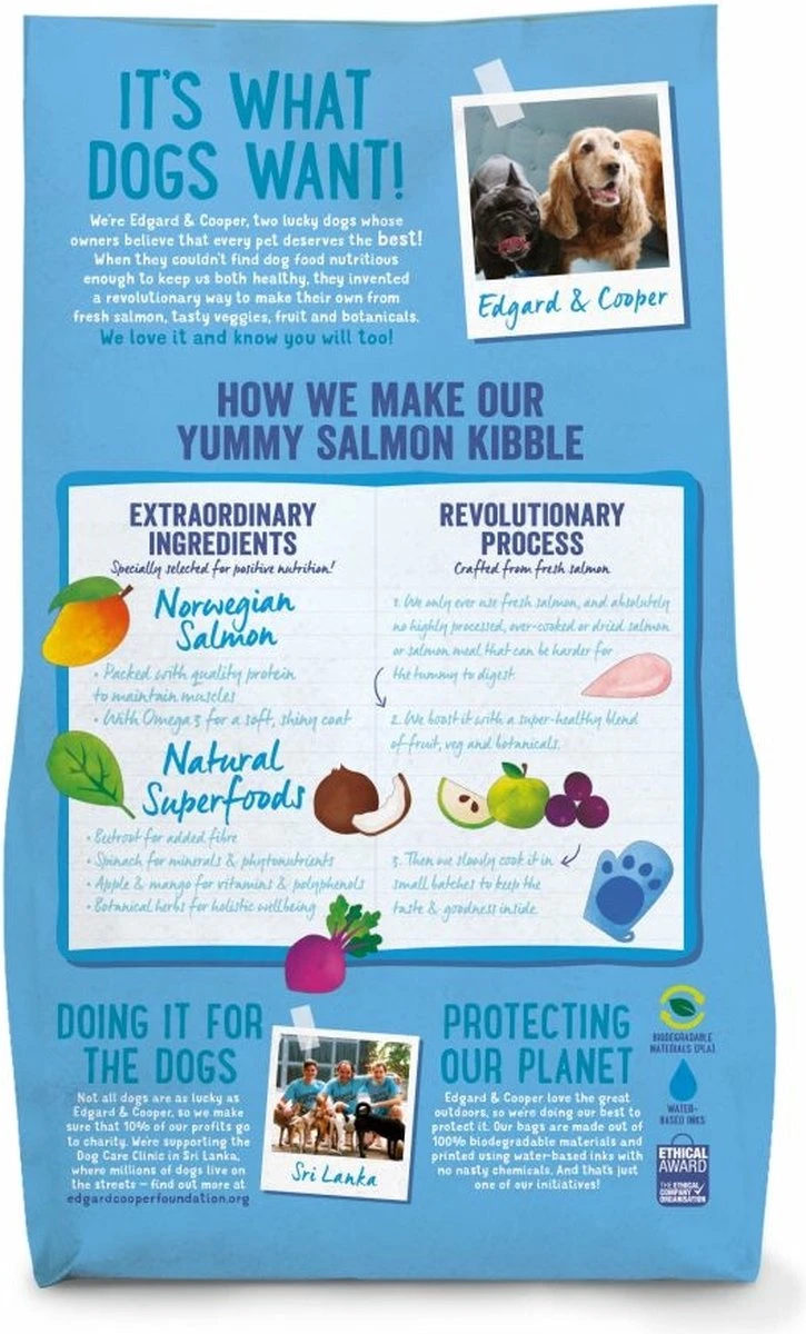 Edgard & Cooper Verse Noorse Zalm Adult - Hondenvoer - 7kg 13 Edgard & Cooper Verse Noorse Zalm Adult - Hondenvoer - 7kg - Afbeelding 11