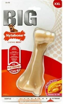 Nylabone Big Chew Kauwbot - Kipsmaak - Hond Zwaarder Dan 23 Kg -Hondenartikelen Serie Winkel 733x1200 5