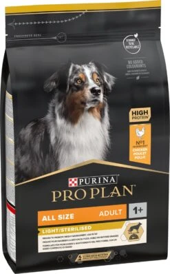 Pro Plan All Sizes Adult Light/Sterilised - Honden Droogvoer - Kip- 3 Kg -Hondenartikelen Serie Winkel 745x1200 1