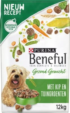 Beneful Gezond Gewicht - Hondenvoer Met Kip En Tuingroenten - 12kg