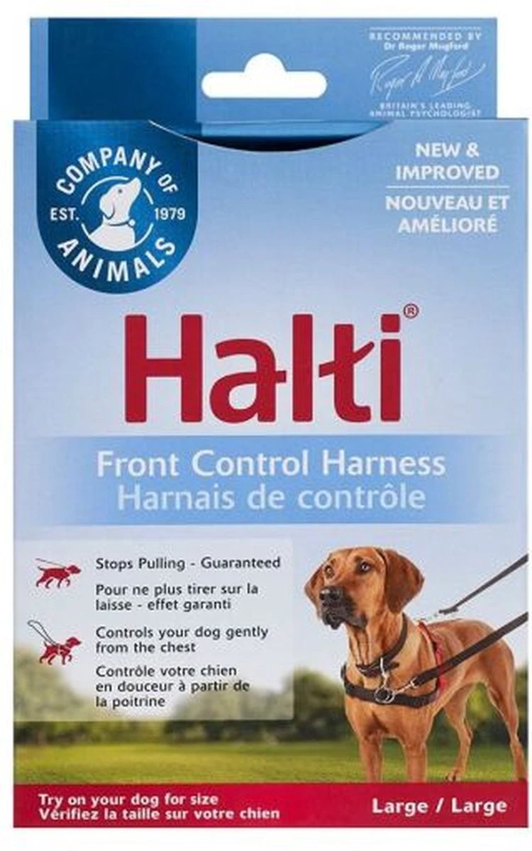 Company Of Animals Halti Harnass Hondentuigje - Anti Trektuigje - M - 60 Tot 80 Cm – Zwart 11 Company Of Animals Halti Harnass Hondentuigje - Anti Trektuigje - M - 60 Tot 80 Cm – Zwart - Afbeelding 9