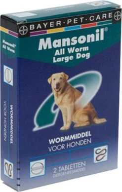 Mansonil All Worm Tasty Ontworming Tabletten Hond 2 Tabletten -Hondenartikelen Serie Winkel 762x1200 1