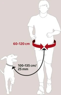 Trixie Heupriem Met Jogginglijn Zwart - RIEM 60-120 CM LIJN 100-135 CM -Hondenartikelen Serie Winkel 772x1200 2