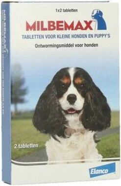 Milbemax Kleine Hond & Puppy's Van 0,5 Kg Tot 10 Kg - 1 St à 2 X 2 Tabletten -Hondenartikelen Serie Winkel 779x1200 4