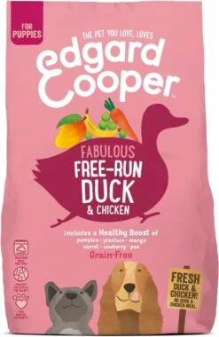 Edgard & Cooper Verse Scharreleend & Kip Puppy - Hondenvoer - 7kg -Hondenartikelen Serie Winkel 780x1200