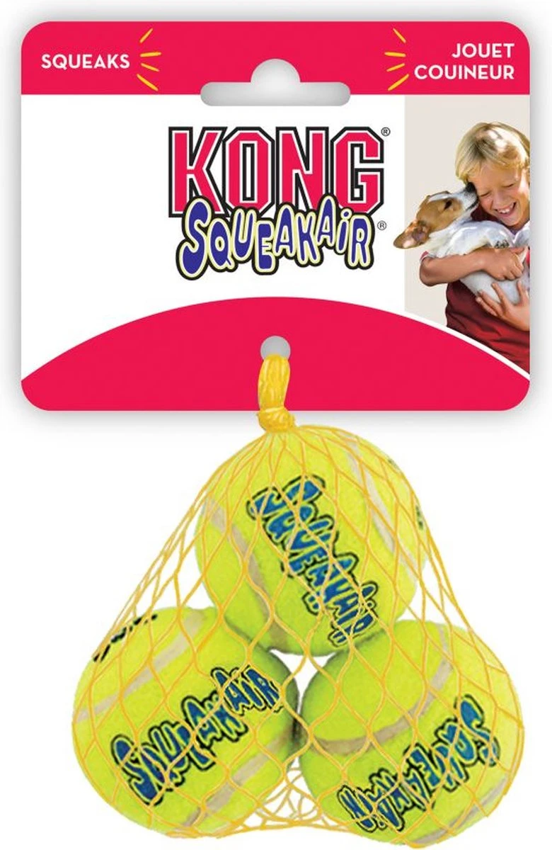 Kong Air Squacker Tennisbal - Hondenspeelgoed - Geel - M - Ø7,1 Cm 13 Kong Air Squacker Tennisbal - Hondenspeelgoed - Geel - M - Ø7,1 Cm - Afbeelding 11