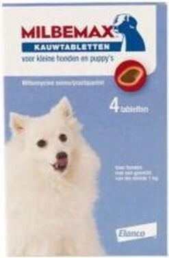 Elanco Milbemax Kauwtablet Hond - Anti Wormenmiddel - 12 G 4 Stuks 1 Tot 5 Kg -Hondenartikelen Serie Winkel 787x1200 5