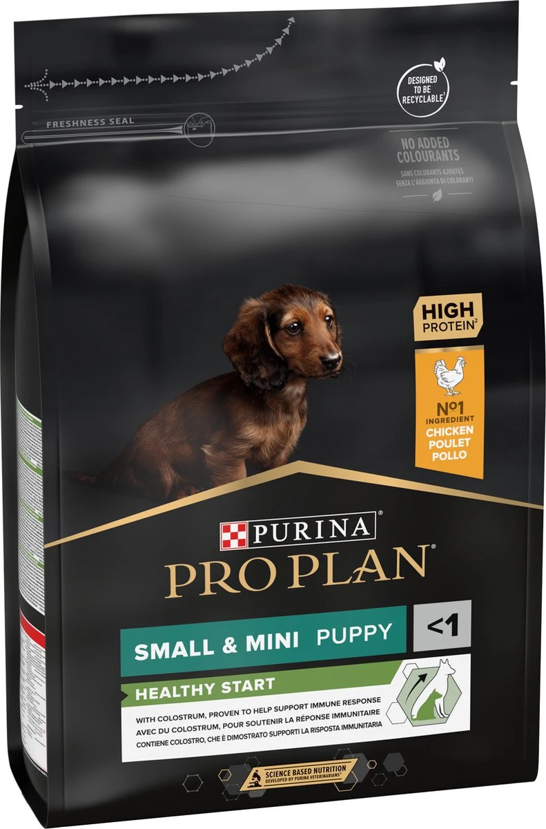 Pro Plan Healthy Start Puppy Small & Mini - Honden Droogvoer - Kip - 3 Kg 3 Pro Plan Healthy Start Puppy Small & Mini - Honden Droogvoer - Kip - 3 Kg