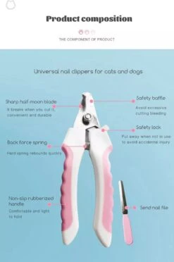 Merkloos Professionele Nagelschaar - Dieren Nagelschaar - Roze - Honden Nagelknipper - Hondennagels - Honden Knip Schaar - Honden Knipsch -Hondenartikelen Serie Winkel 797x1200 1