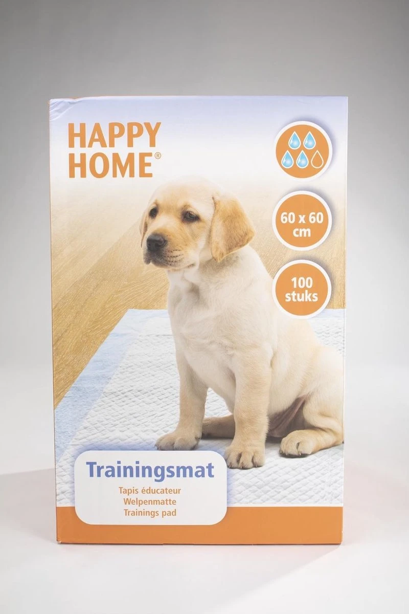 Happy Home Trainingsmat - Zindelijkstraining - 100 Stuks - 60X60 Cm 3 Happy Home Trainingsmat - Zindelijkstraining - 100 Stuks - 60X60 Cm