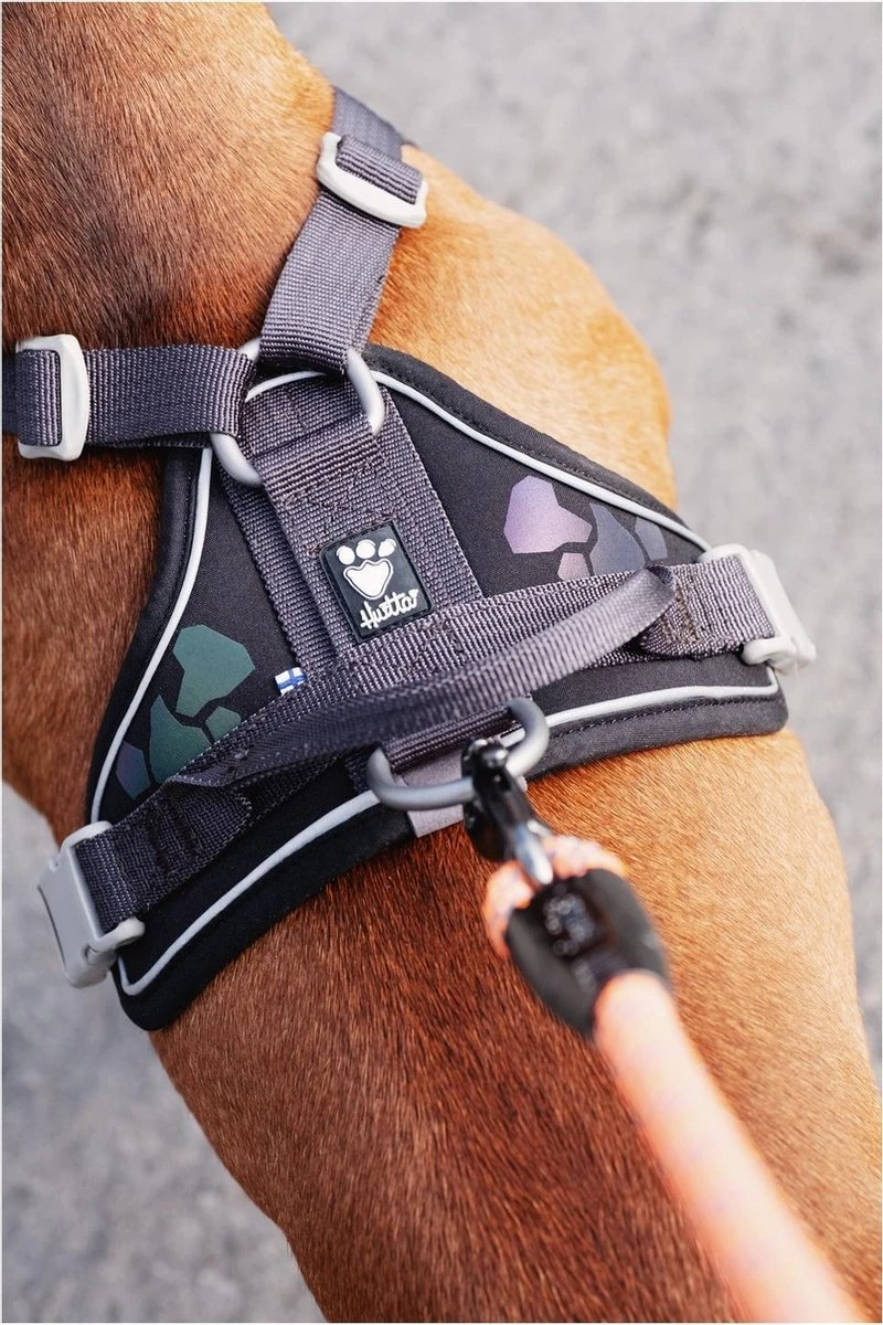 Hurtta Weekend Warrior Harness - 80/100 Cm - Raven 8 Hurtta Weekend Warrior Harness - 80/100 Cm - Raven - Afbeelding 6