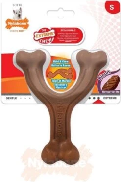 Nylabone Extreme Kauwbot Vorkbeen - Voor De Krachtigste Kauwers - Bizon Of Kipsmaak - S/M/L - Smaak: Bizon, Maat: Large -Hondenartikelen Serie Winkel 800x1200 71