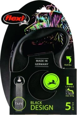 Flexi Rollijn Design - Zwart - L 7 Flexi Rollijn Design - Zwart - L -Hondenartikelen Serie Winkel 801x1200 7