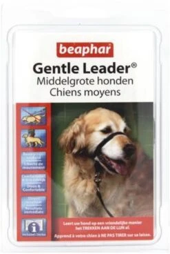 Gentle Leader Hoofdhalster Medium Zwart Beaphar -Hondenartikelen Serie Winkel 806x1200
