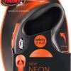 Flexi New Neon Tape - Hondenriem - Zwart/Oranje - M - 5 M - (<25 Kg) -Hondenartikelen Serie Winkel 807x1200 4