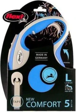 Flexi Rollijn New Comfort Tape L 8 M - Hondenriem - Blauw&Lichtgrijs -Hondenartikelen Serie Winkel 810x1200 9