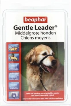 Gentle Leader Hoofdhalster Medium Zwart Beaphar -Hondenartikelen Serie Winkel 813x1200 1