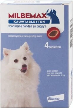 Elanco Milbemax Kauwtablet Hond - Anti Wormenmiddel - 12 G 4 Stuks 1 Tot 5 Kg -Hondenartikelen Serie Winkel 813x1200 3