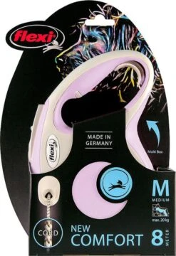 Hondenriem - Looplijn - FLEXI Rollijn NEW COMFORT Koord - M - Rose - 8 Meter -Hondenartikelen Serie Winkel 824x1200 2