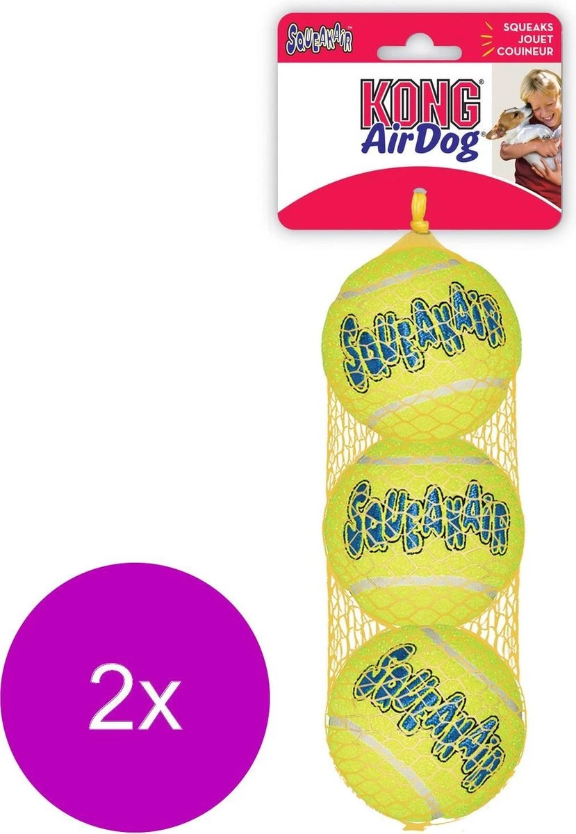 Kong Air Tennisbal Extra Small - 2 St à 3 St 4 Kong Air Tennisbal Extra Small - 2 St à 3 St - Afbeelding 2