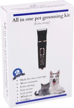 Tjilla Professionele Dieren/honden Tondeuse Set Extra Krachtig - Honden Trimmer - Lang Of Kortharige Huisdieren Katten & Honden - Draadloos - Weinig Geluid -Hondenartikelen Serie Winkel 831x1200