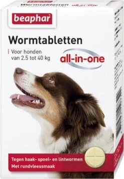 Beaphar All In One Ontwormingsmiddel - Hond 2.5-40 Kg - 4 Tabletten 13 Beaphar All In One Ontwormingsmiddel - Hond 2.5-40 Kg - 4 Tabletten -Hondenartikelen Serie Winkel 833x1200 8