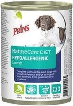 Prins Naturecare Diet Dog Hypoallegenic - Lam - Hondenvoer - 6 X 400 G -Hondenartikelen Serie Winkel 835x1200