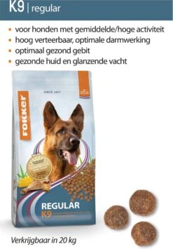 Fokker Hondenvoer Regular K9 20 Kg 11 Fokker Hondenvoer Regular K9 20 Kg -Hondenartikelen Serie Winkel 836x1200