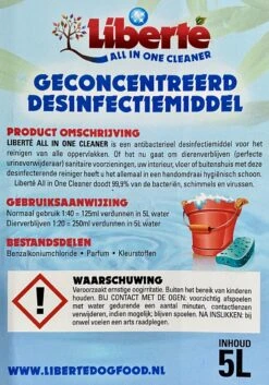Geurverwijderaar - Liberté All In One Cleaner - Desinfectie - Dieren - Huis - Auto - Kantoor - Schoonmaakmiddel - 5L - Fresh Citrus 7 Geurverwijderaar - Liberté All In One Cleaner - Desinfectie - Dieren - Huis - Auto - Kantoor - Schoonmaakmiddel - 5L - Fresh Citrus -Hondenartikelen Serie Winkel 840x1200 4