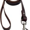 Hondenriem - 180 Cm – Bruine Riem - Leren Hondenriem Met Stiksels – 100% Volnerfleer - Hond -Hondenartikelen Serie Winkel 856x1200 6