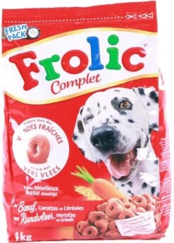 Frolic Met Rundvlees Hondenvoer - 4 Kg - 3 Stuks