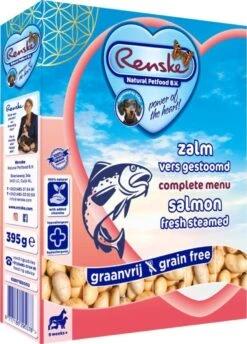 Renske Vers Vlees Zalm Graanvrij - Hondenvoer - 10 X 395 Gr 19 Renske Vers Vlees Zalm Graanvrij - Hondenvoer - 10 X 395 Gr -Hondenartikelen Serie Winkel 861x1200 1