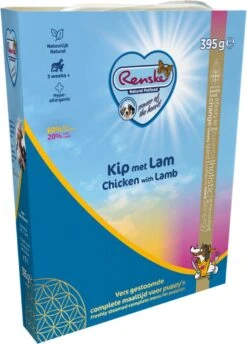 10x Renske Vers Gestoomd Complete Menu Kip - Lam 395 Gr -Hondenartikelen Serie Winkel 862x1200 3