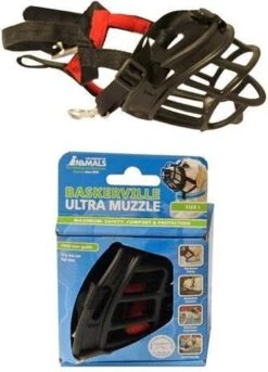 Company Of Animals Baskerville Ultra Muzzle - Muilkorf - Maat 3 (M) - Zwart -Hondenartikelen Serie Winkel 863x1200 2